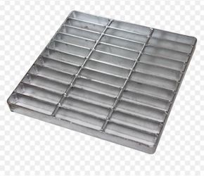 NDS 12" Square Catch Basin Grate, Galvanized Steel