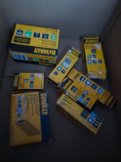 DeWalt Staples and Nails Lot