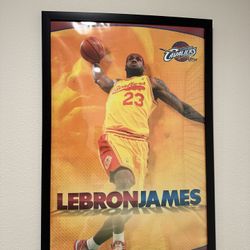 LeBron James Framed Poster