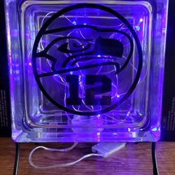 Seahawks Glass Decor