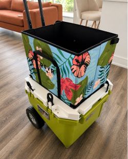 ROVR RollR 45qt Cooler – Discontinued Green + Limited Edition LandR Basket