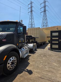 LOADED SHIPPING CONTAINERS