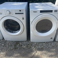 Front Loader, Washer, And Dryer Electric Like New 🕊️