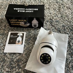 Light Bulb Security Camera 