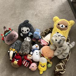 Collection of stuffed animals