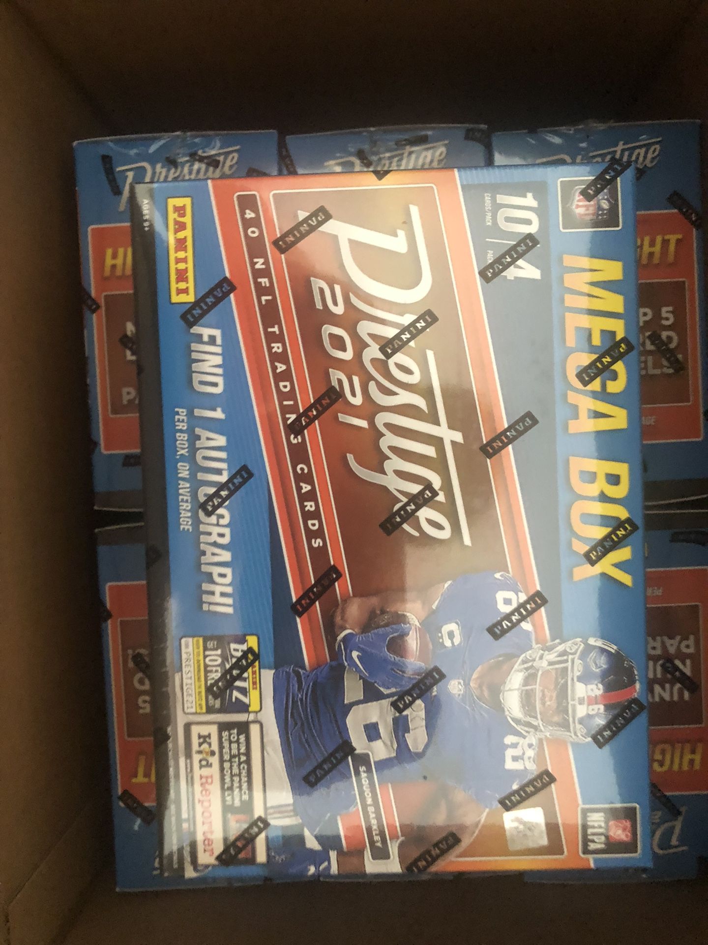 Panini NFL Prestige Mega Box New Sealed Unopened