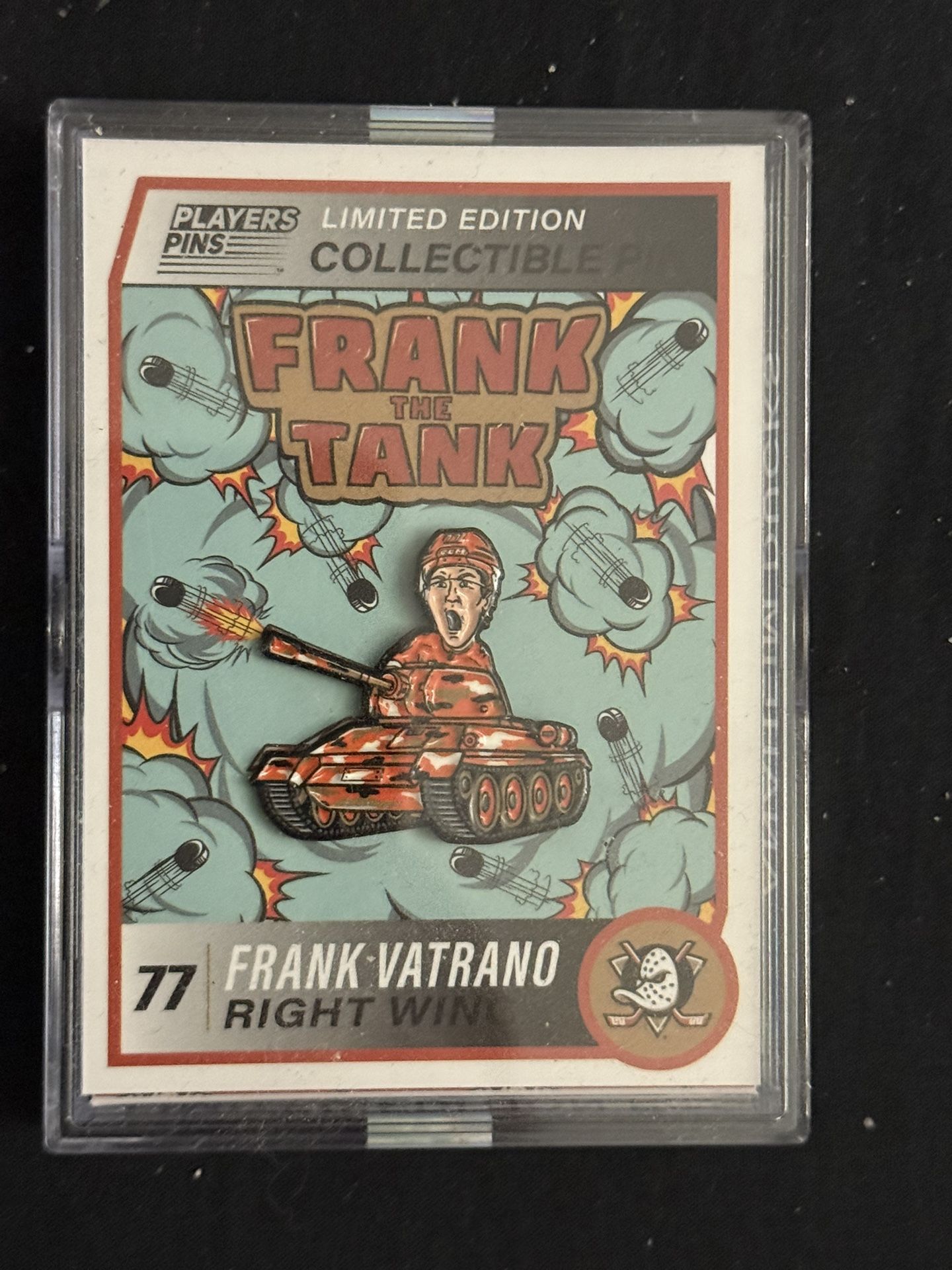 Frank Vatrano "Frank the Tank" Limited Editon Collectible Pin