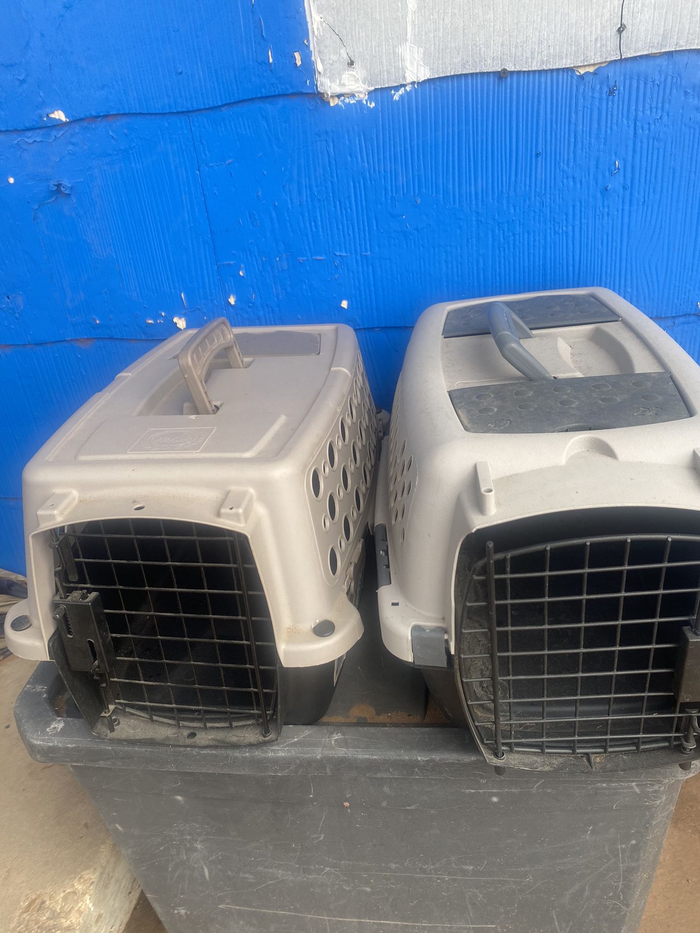 Two Small Pet Carriers 
