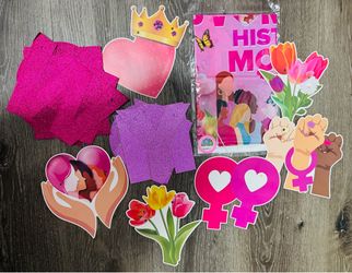 Women’s History Month Banner & Tablecloth $5 NEW