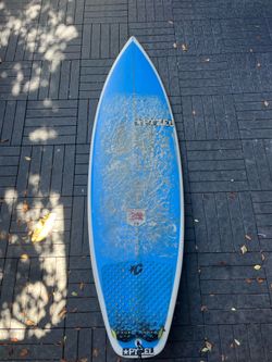 5’8 Pyzel Red Tiger Model Surfboard