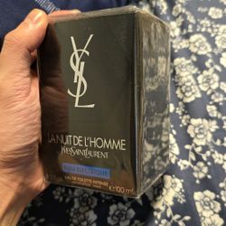 Brand New YSL Saint Laurent La Nuit De L'homme Bleu Electrique