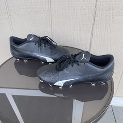 Pre- Owned Men Puma Ultra Soccer Cleats Black 107233 -02 Size 6.5