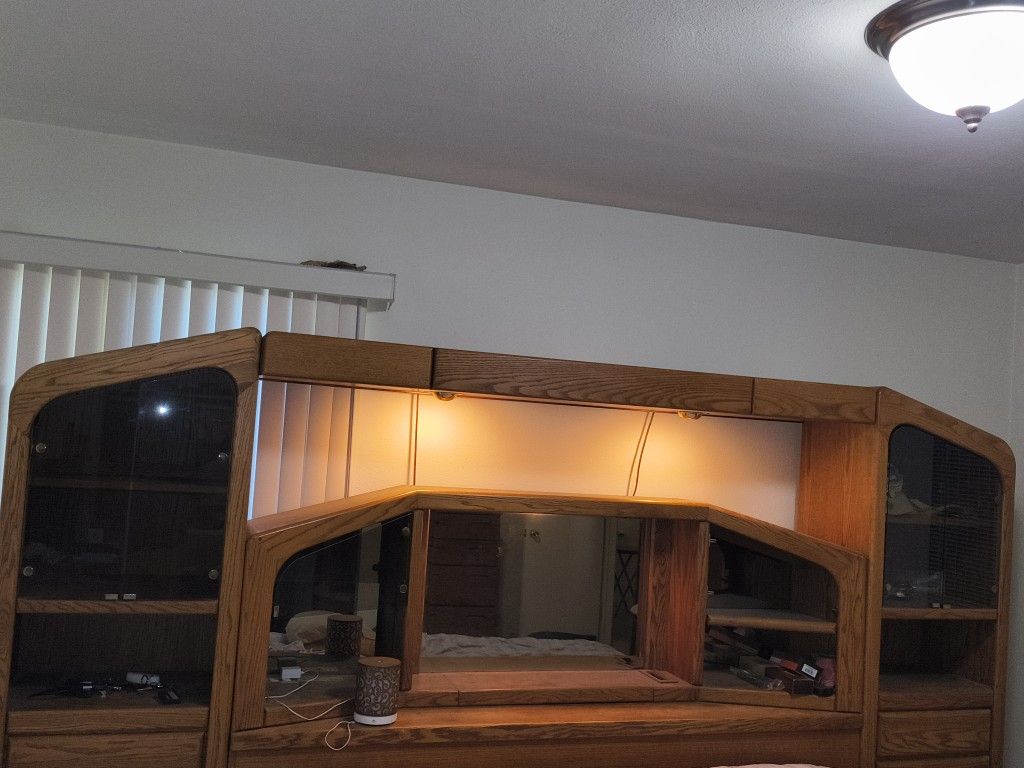 Bedroom Headboard/Drawer Set