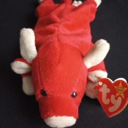 TY Beanie Baby - Snort The Bull 1995