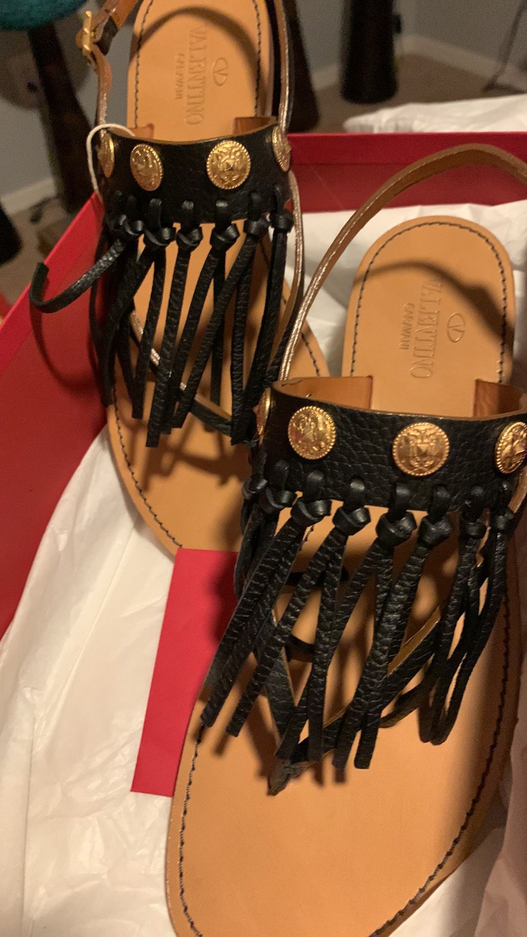 Valentino Garavani Sandals New In Box Size 40