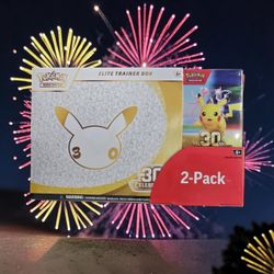 Pokèmon 30th Celebration Elite Trainer Box + Booster Bundle Combo (Costco)