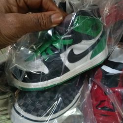 Kids Jordans And Nike Sneaker Lot 