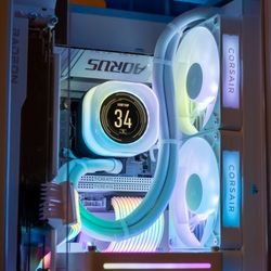White Gaming PC