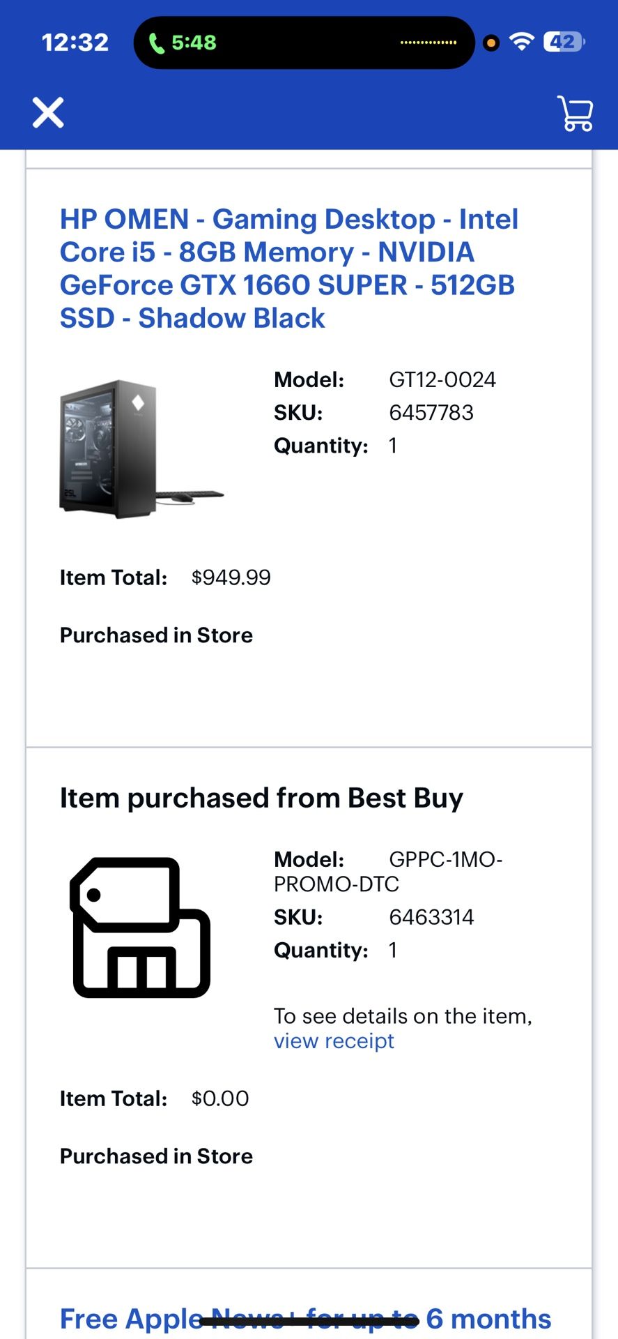 Omen Desktop PC Gaming Desktop