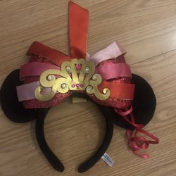 Tokyo Disney Resort 35th anniversary Minnie Head Band Ears Katyusha Japan