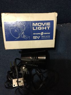 8mm movie camera light