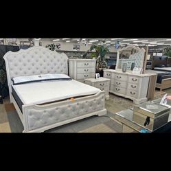 Stylish Bed Frames With Upholstered Headboard 