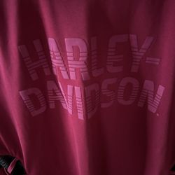 Harley Davidson Long Sleeve Women’s  Fitness Tight Polyester/spandex Body Shirt Medium 