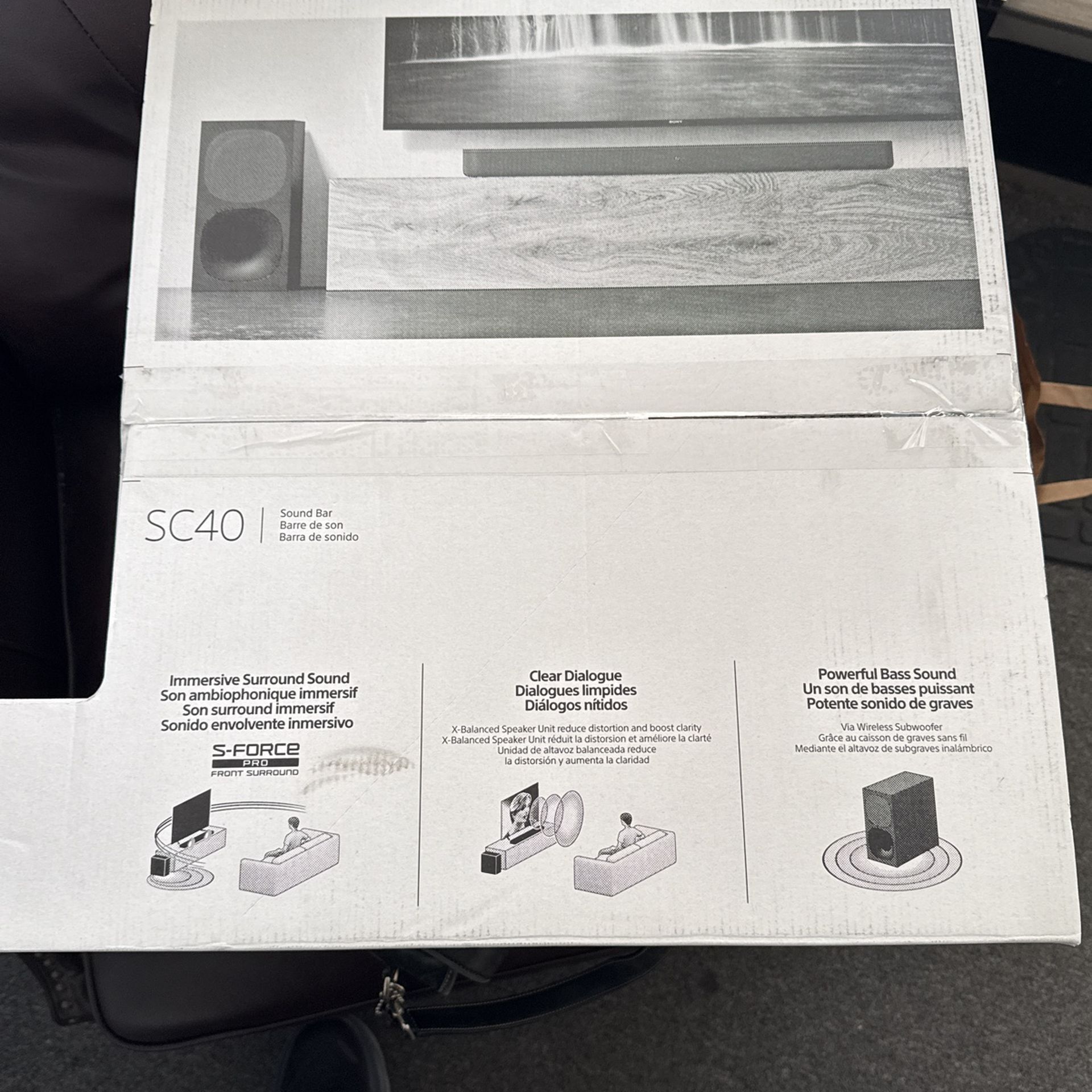 Sony HT-SC40 2.1ch Soundbar with Wireless Subwoofer