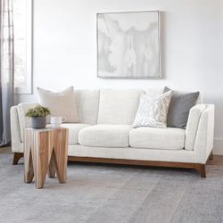 Cream 3 Seater Couch Or Sofa 