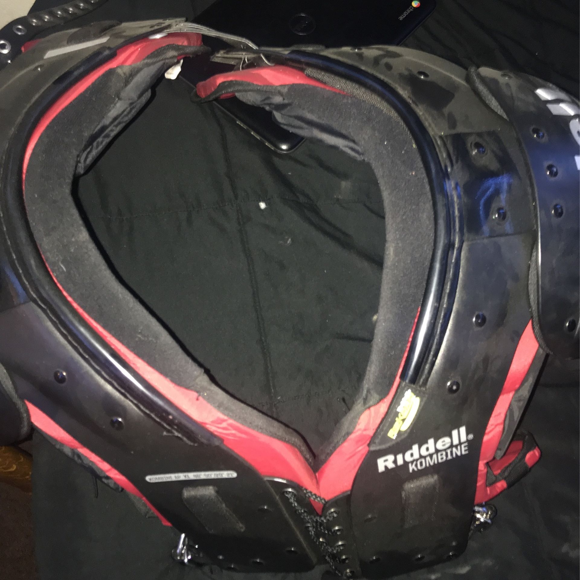 Helmet And Shoulder Pads