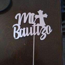 Bautizo Cake Topper 
