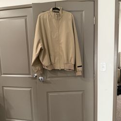 Essentials Dessert Bonded nylon bomber