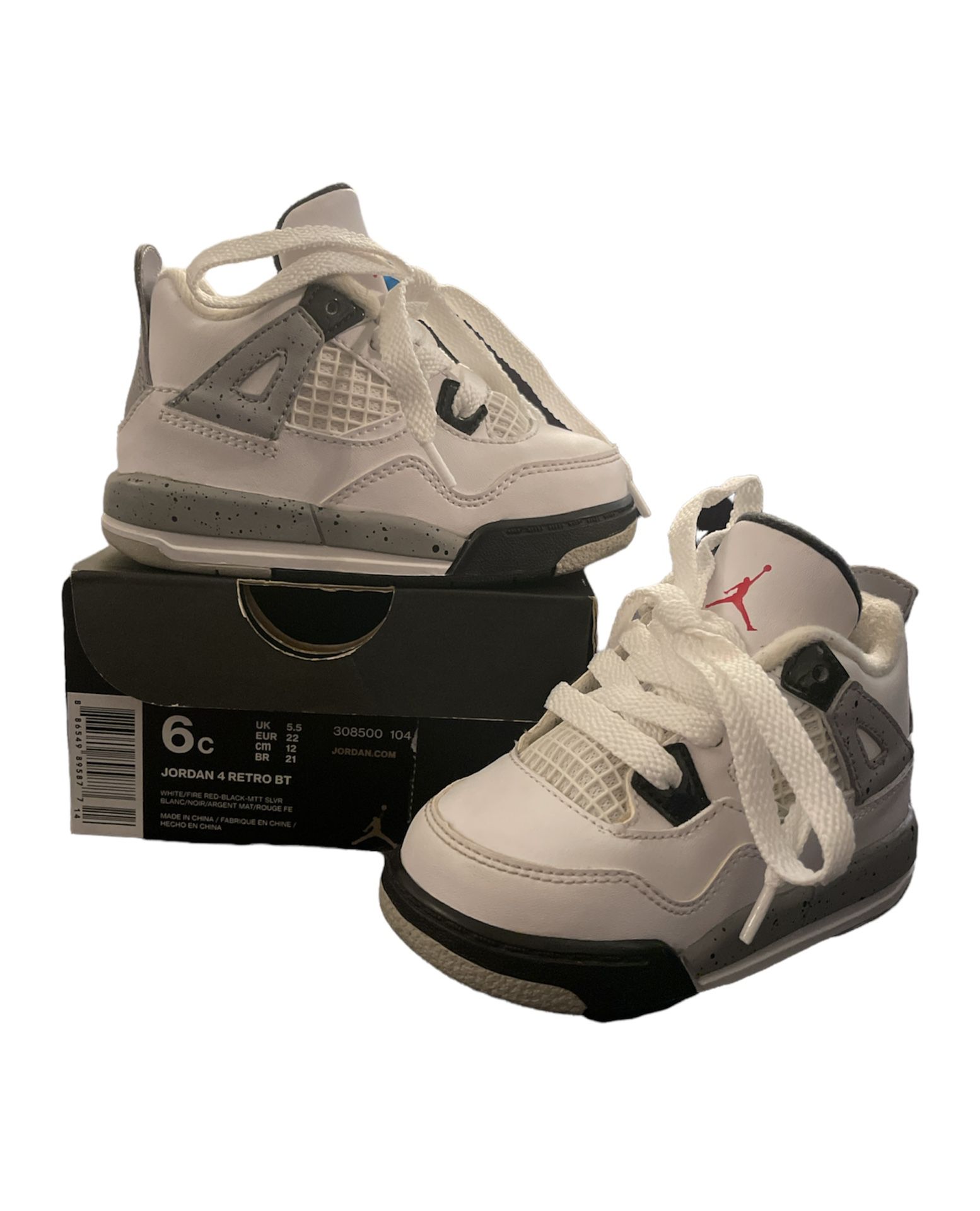Jordan 4 Retro - Sz 6c Kids