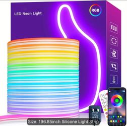 RGB LED Neon Light Strip 16FT