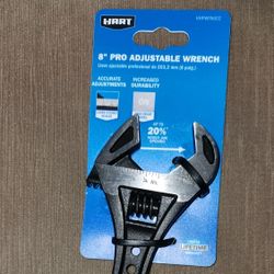 Hart 8" Adjustable Wrench