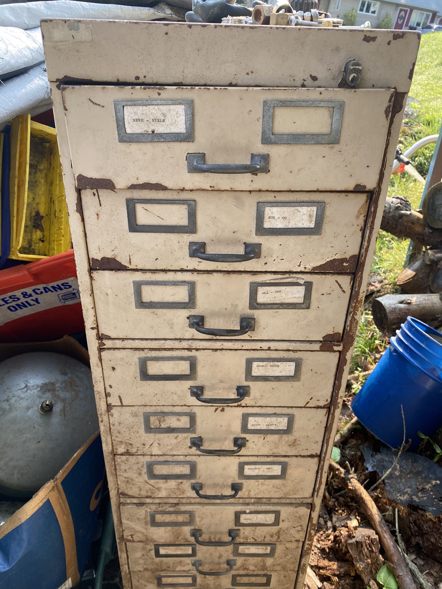 8 Drawer File Cabinet
