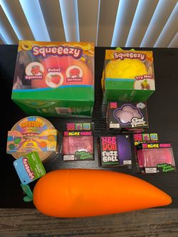 BRAND NEW SQUEEEZY,RMS & NEEDOH SQUISH