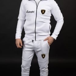 Gray Lamborghini Track Suit - Large