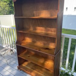 Gorgeous Signed Mastercraft Pine Bookcase