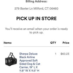 Dog Carrier- BRAND NEW