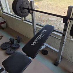 Weights Bench Barbell