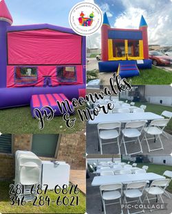 Brincolines mesas y sillas