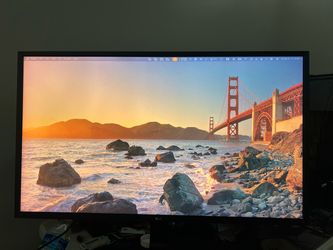 LG Widescreen Monitor 32” 4k 60mhz