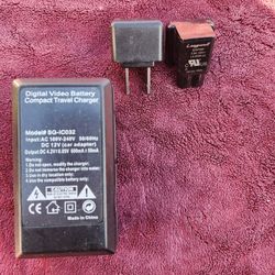 Digital Video Battery Compact Travel Charger