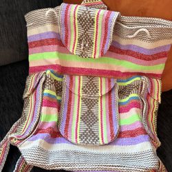 Colorful Bag pack Cloth- Mexico