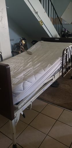 Apria Adjustible Medical Bed With Luxurious Cashmere