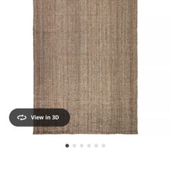 Ikea Jute Area Rug Sturdy Beautiful Condition 