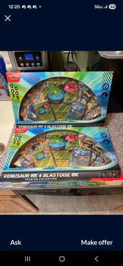 1 Venusaur Blastoise EX Premium Collection Box Pokemon Tcg New Sealed