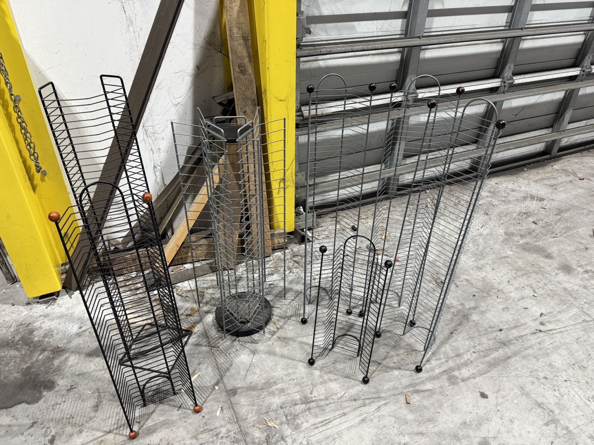 Lot Of 7 DVD Wire Racks Holders