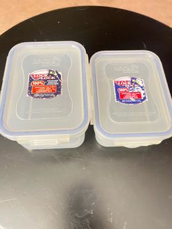 Lock & Lock Classic Rectangular Plastic Airtight Food Storage Containers